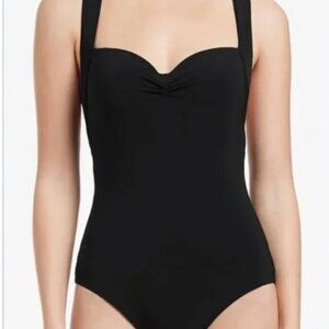 New Jets Australia Infinity Black One Piece Swimsuit